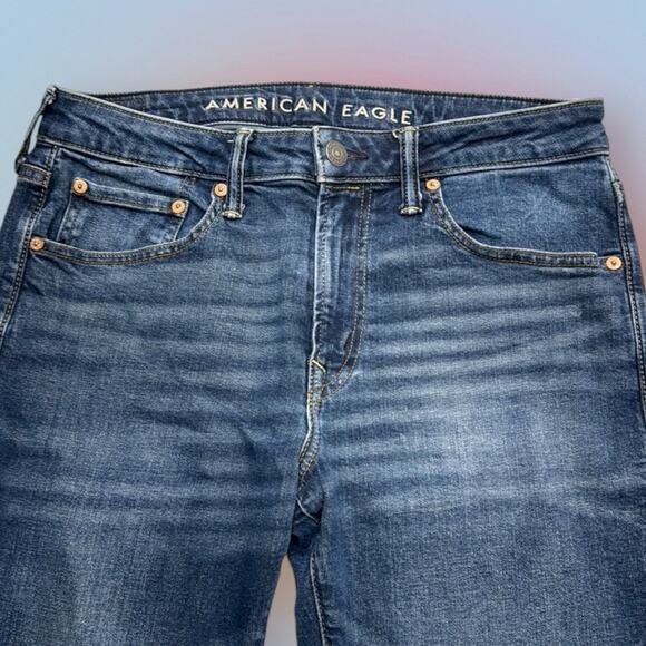 AMERICAN EAGLE Men’s 31 x 32 ATHLETIC FIT Blue Jeans - Picture 1 of 4
